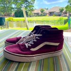 High Top Vans! Like New